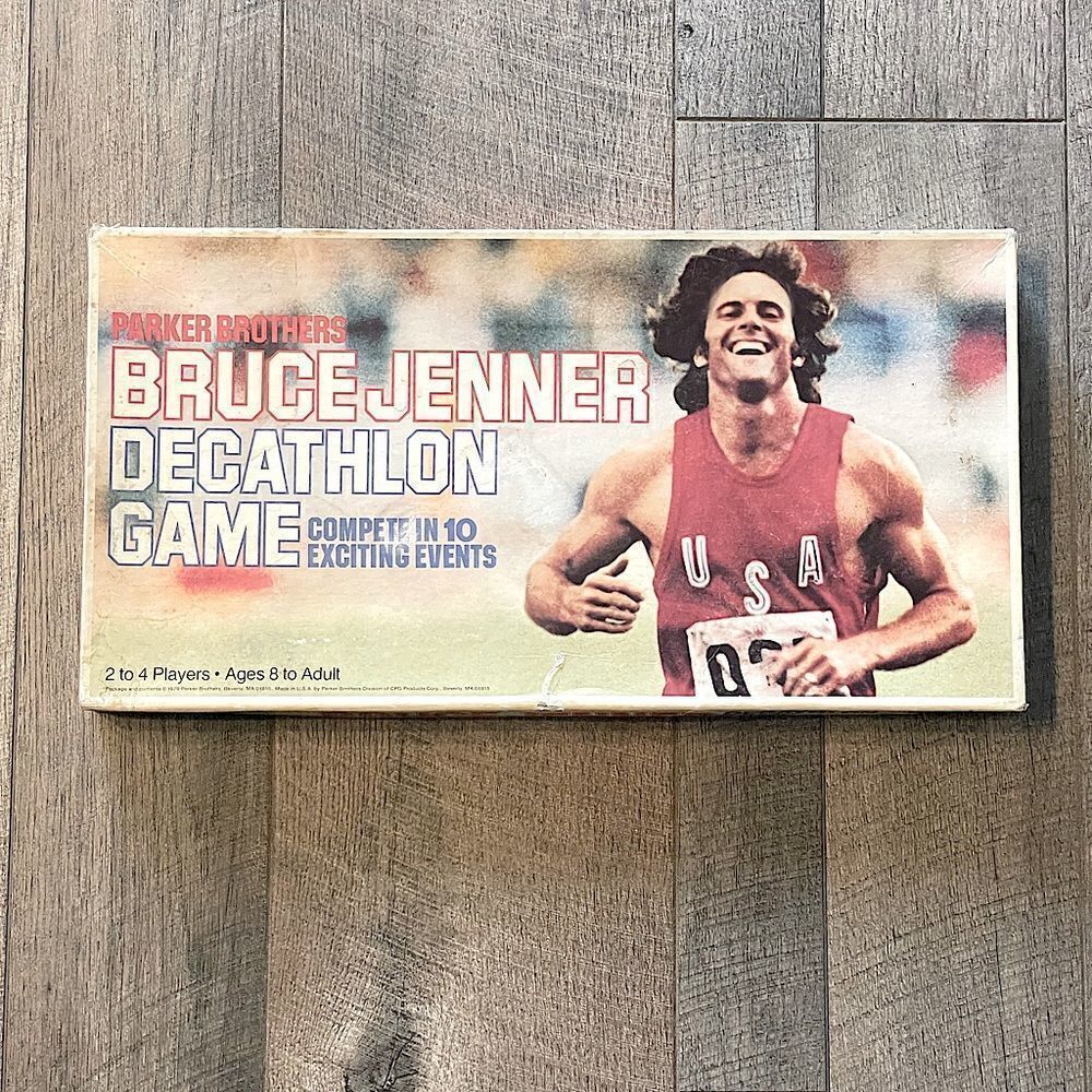 Vintage Bruce Jenner Decathalon Board Game.